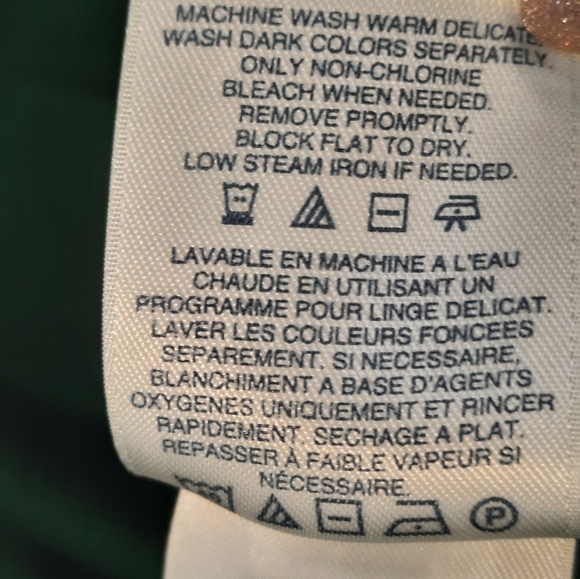 Lands end mens XXL/T green sweater vest - Picture 7 of 7